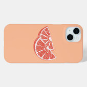 オレンジ色 Case-Mate iPhoneケース (裏面 (横))