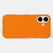 オレンジ色 Case-Mate iPhoneケース (裏面 (横))