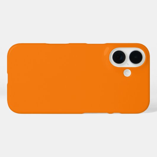 オレンジ色 Case-Mate iPhoneケース (裏面 (横))