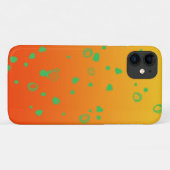 オレンジ色 Case-Mate iPhoneケース (裏面(横))