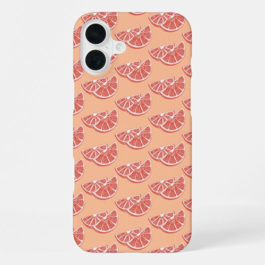 オレンジ色 iPhoneケース (裏面)