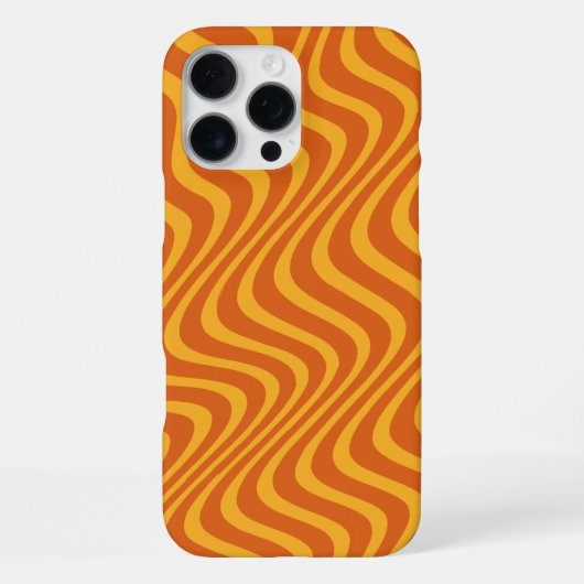 オレンジ色 iPhoneケース (裏面)