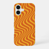 オレンジ色 iPhone 16ケース (裏面)