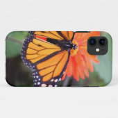 オレンジ花のマダラチョウ Case-Mate iPhoneケース (裏面(横))