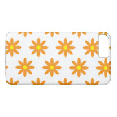 オレンジ花のiPhone 7の箱 Case-Mate iPhoneケース (裏面(横))