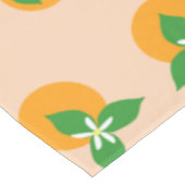 オレンジ花 テーブルクロス (アングル)