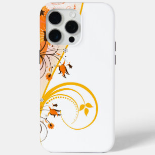 オレンジ芸術的色の濃淡 iPhone 15 PRO MAXケース