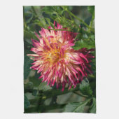 オレンジ菊の写真、カナダの美 キッチンタオル (縦)