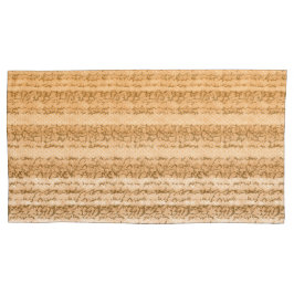 オレンジ華美と白を特徴とする繊維デザイン 枕カバー