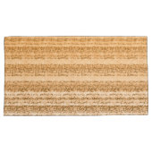 オレンジ華美と白を特徴とする繊維デザイン 枕カバー (正面右)