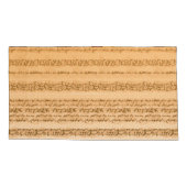 オレンジ華美と白を特徴とする繊維デザイン 枕カバー (裏面-左)