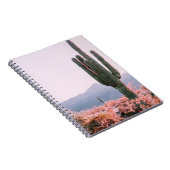 オレンジ葉植物の横のサボテン植物 ノートブック (右側)