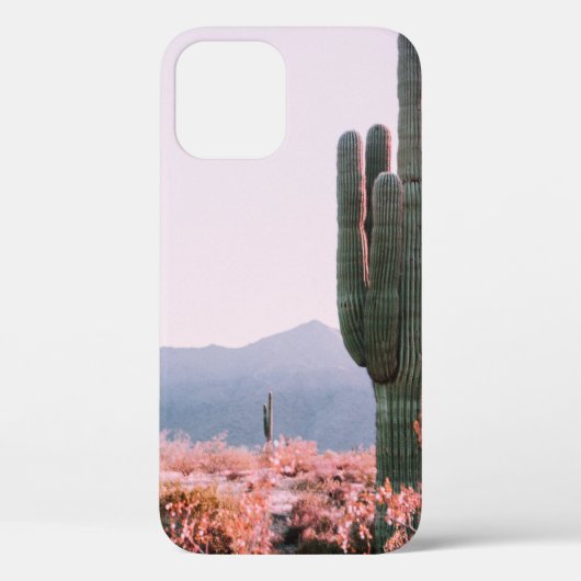 オレンジ葉植物の横のサボテン植物 Case-Mate iPhoneケース (裏面)