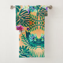 オレンジ葉色の熱帯