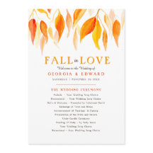 オレンジ葉色の秋の水結婚色