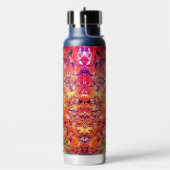 オレンジ葉色 ウォーターボトル (左面)