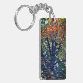 オレンジ葉色 キーホルダー (正面左)