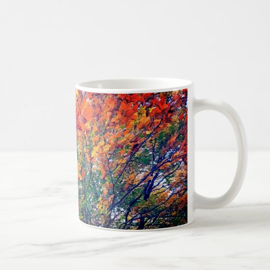 オレンジ葉色 コーヒーマグカップ (右)