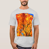 オレンジ葉色 Tシャツ (正面)