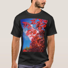 オレンジ葉色 Tシャツ
