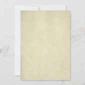 オレンジ葉類柑橘類ベビーシャワー 招待状 (裏面)