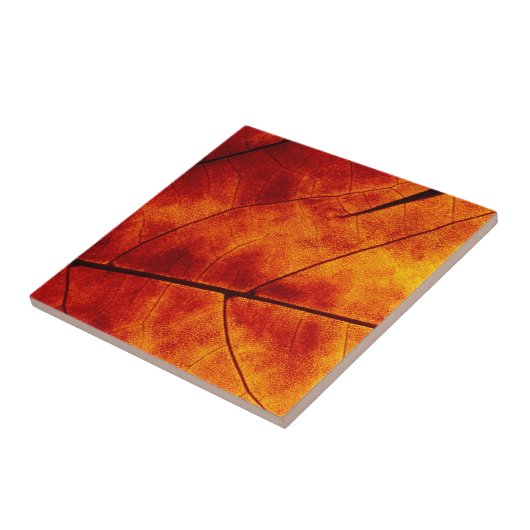 オレンジ葉 タイル (側面)