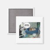 オレンジ虎猫キティキャット マグネット (正面/裏面)