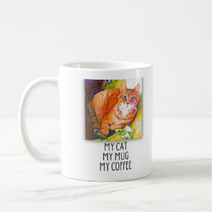 オレンジ虎猫コーヒーマグ コーヒーマグカップ