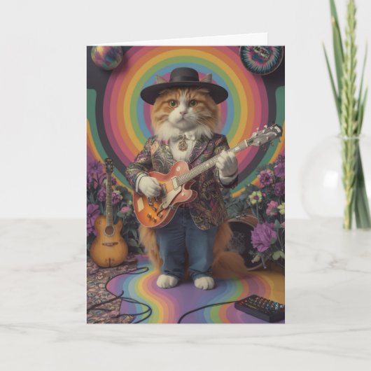 オレンジ虎猫ロッカー カード (正面)