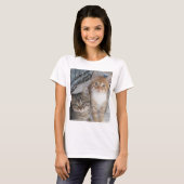 オレンジ虎猫子猫 Tシャツ (正面フル)