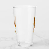 オレンジ虎猫猫ガラスのタンブラー タンブラーグラス (左)