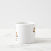 オレンジ虎猫猫 エスプレッソカップ (正面)