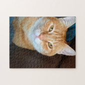 オレンジ虎猫猫 ジグソーパズル (横)