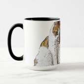 オレンジ虎猫猫 マグカップ (左)