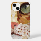オレンジ虎猫絵画の詳細ケースメイトiPhone Cas Case-Mate iPhoneケース (裏面)
