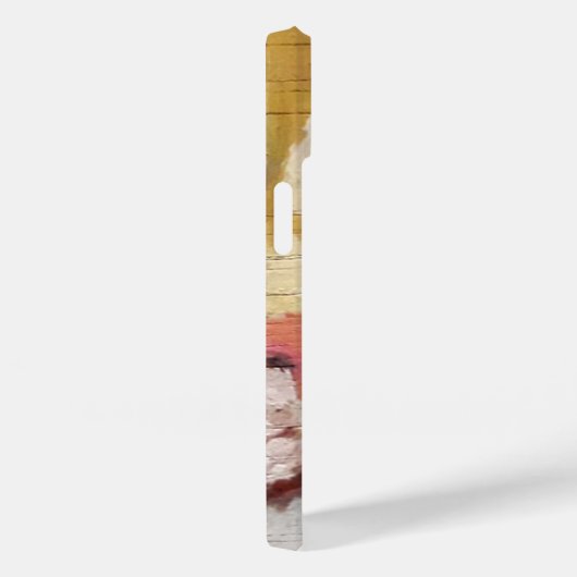 オレンジ虎猫絵画の詳細ケースメイトiPhone Cas Case-Mate iPhoneケース (裏面 / 右)