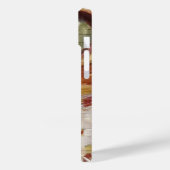 オレンジ虎猫絵画の詳細ケースメイトiPhone Cas Case-Mate iPhoneケース (裏面 / 左)