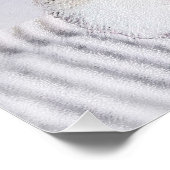 オレンジ虎猫絵画キッテンのオリジナル- Cat Art ポスター (コーナー)