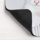 オレンジ虎猫絵画キッテンのオリジナル- Cat Art マウスパッド (コーナー)
