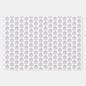 オレンジ虎猫絵画キッテンのオリジナル- Cat Art ラッピングペーパーシート (正面2)