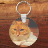 オレンジ虎猫 キーホルダー (正面)