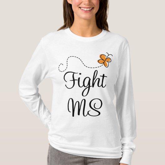 オレンジ蝶戦いMSのティー Tシャツ (正面)