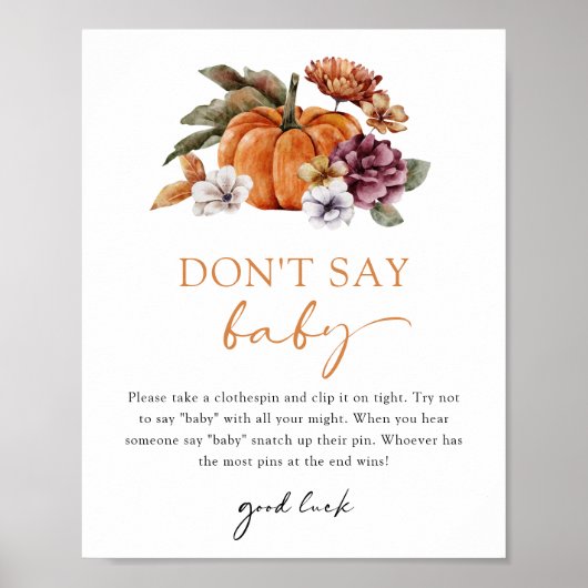 オレンジ言わないベビーゲーム ポスター (正面)