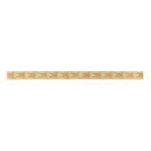 オレンジ認識度リボンエンジェルリカスタマイズボンボン サテンリボン (正面)