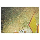 オレンジ質のドラゴン ファブリック (ファットクウォーター)