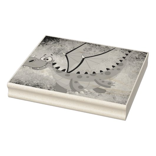 オレンジ質のドラゴン ラバースタンプ (スタンプ)