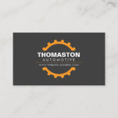 オレンジ車のギア自動修復、整備士 名刺 (正面)