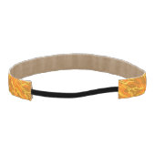 オレンジ迷彩柄 アスレチックヘッドバンド (裏面)