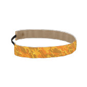 オレンジ迷彩柄 アスレチックヘッドバンド (左)