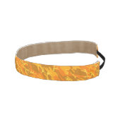 オレンジ迷彩柄 アスレチックヘッドバンド (右)